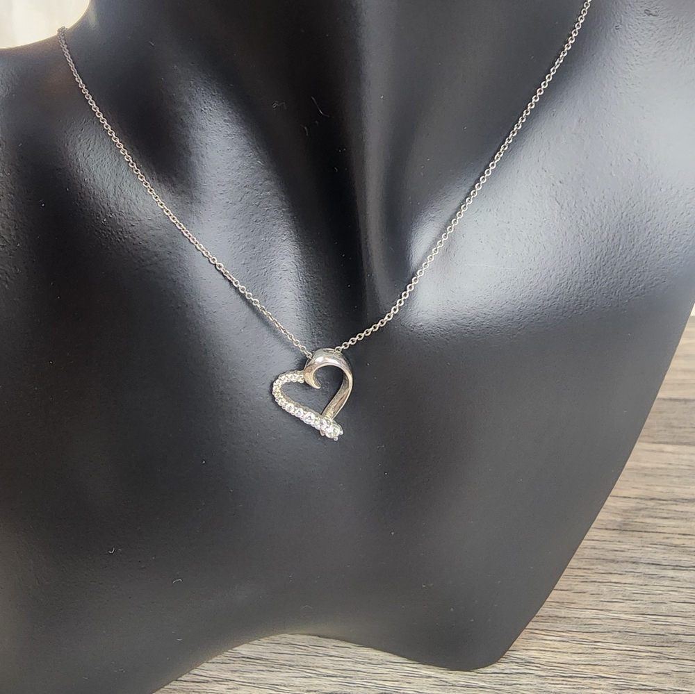 Vintage Silver Heart Necklace